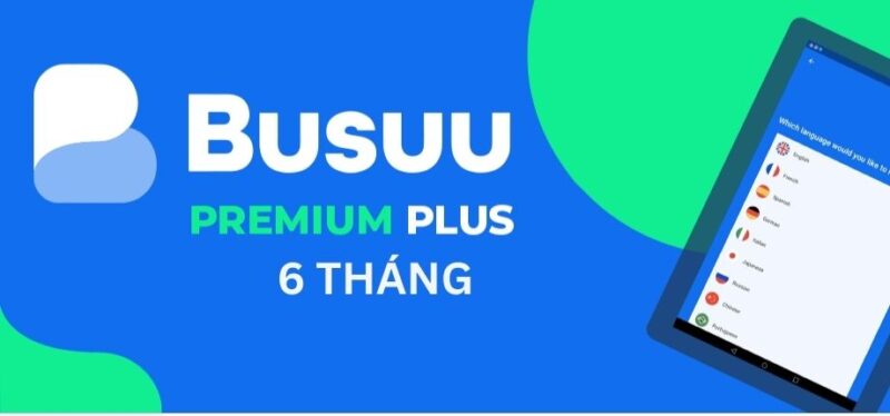 Nâng Cấp Busuu Chính Chủ Giá Rẻ
